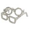 Homeroots Raw Silver Textured Glasses Sculpture - Square 354795 - alternate 7